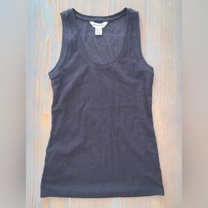 Tommy Bahama Black Ripped Tank Top